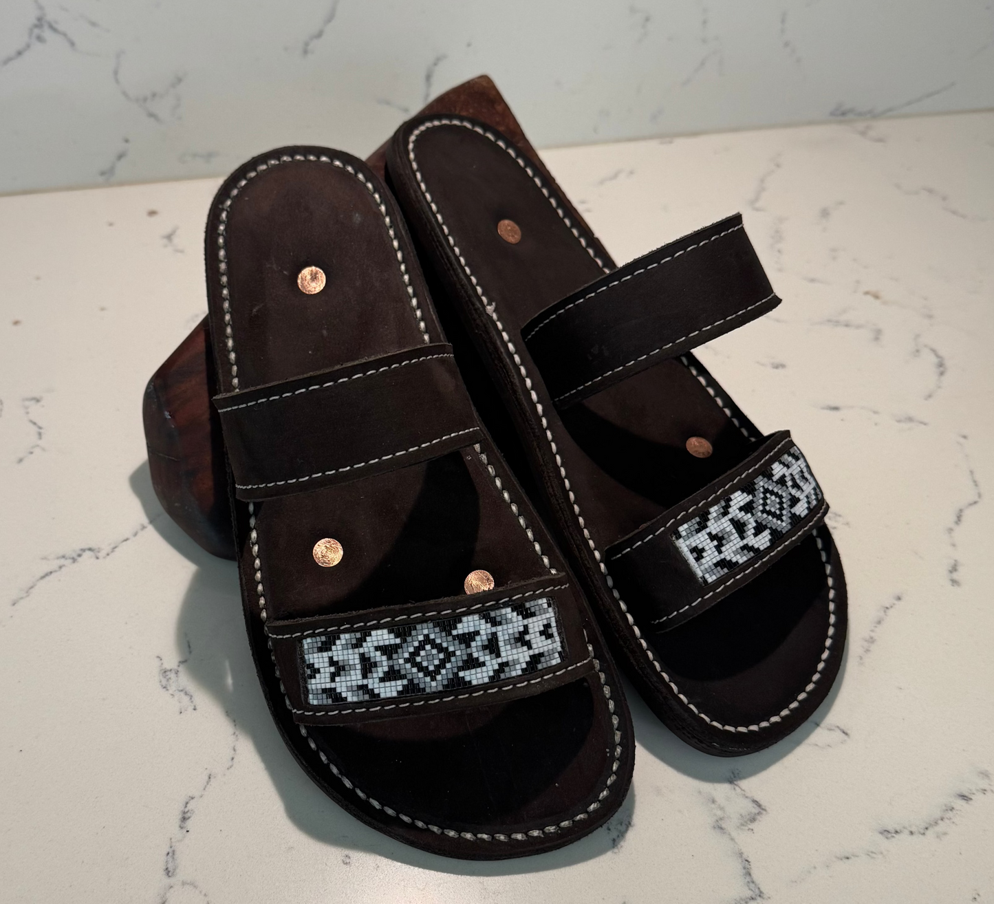 GLASS BEADWORK DOBLE SLIDES