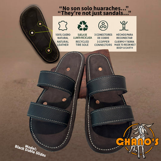 BLACK DOBLE SLIDES