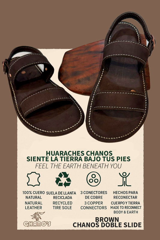 BROWN CHANOS DOBLE SLIDES